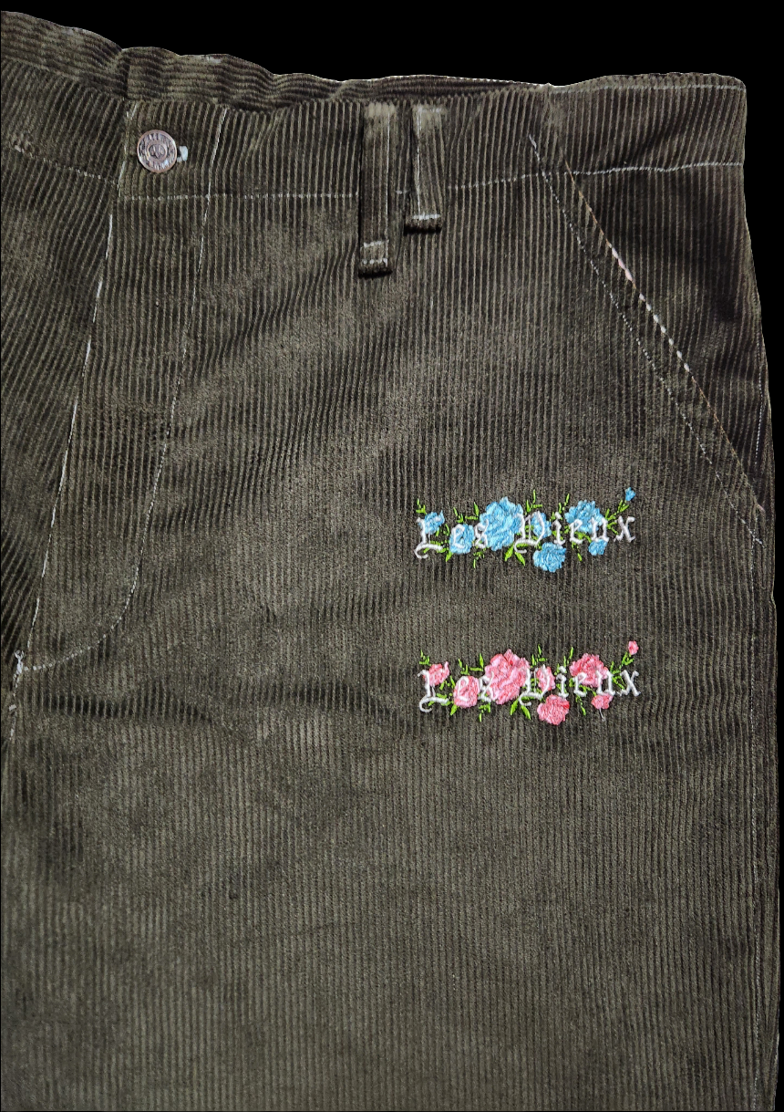 LVX Corduroy Flower Pants