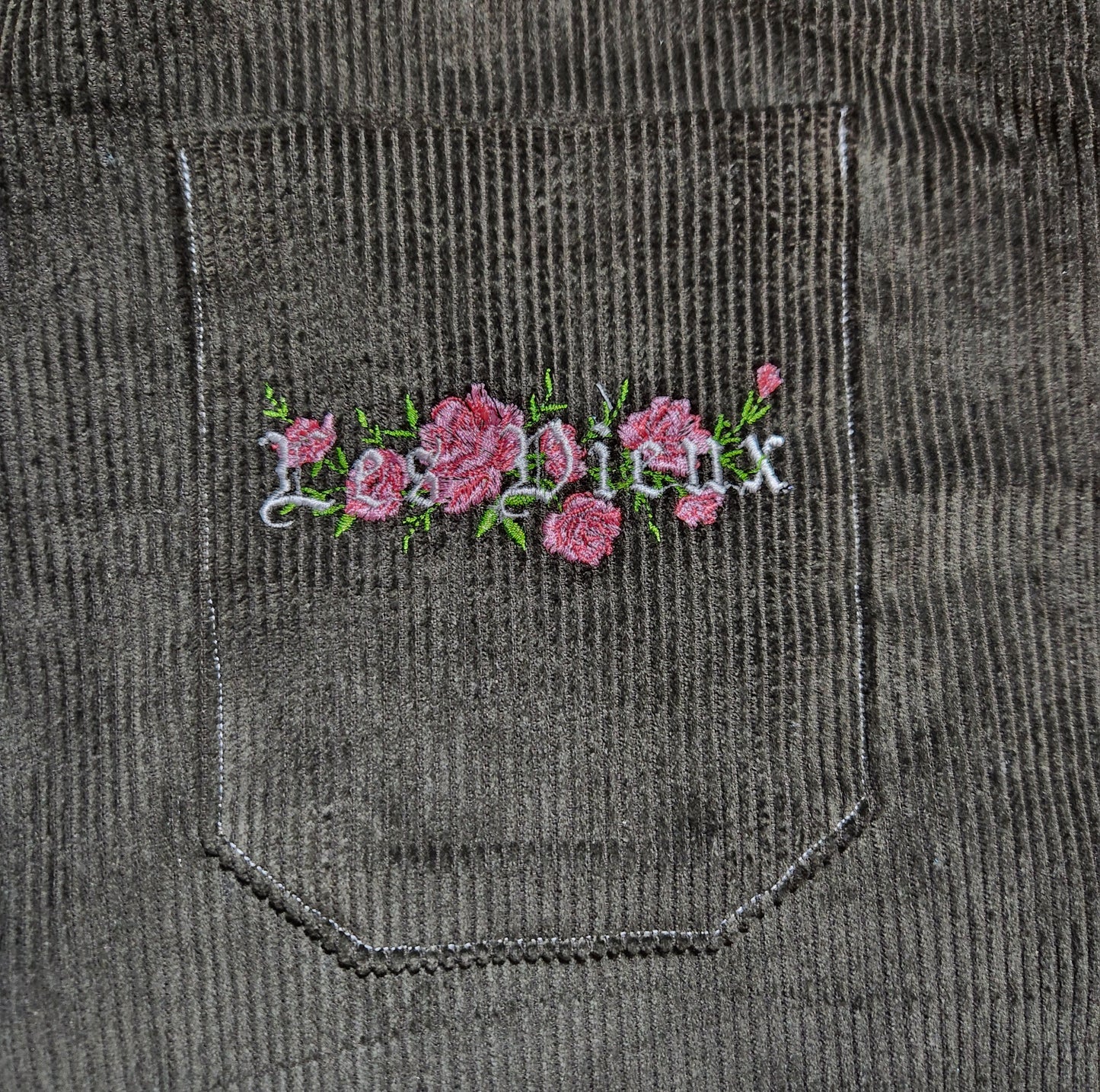 LVX Corduroy Flower Pants