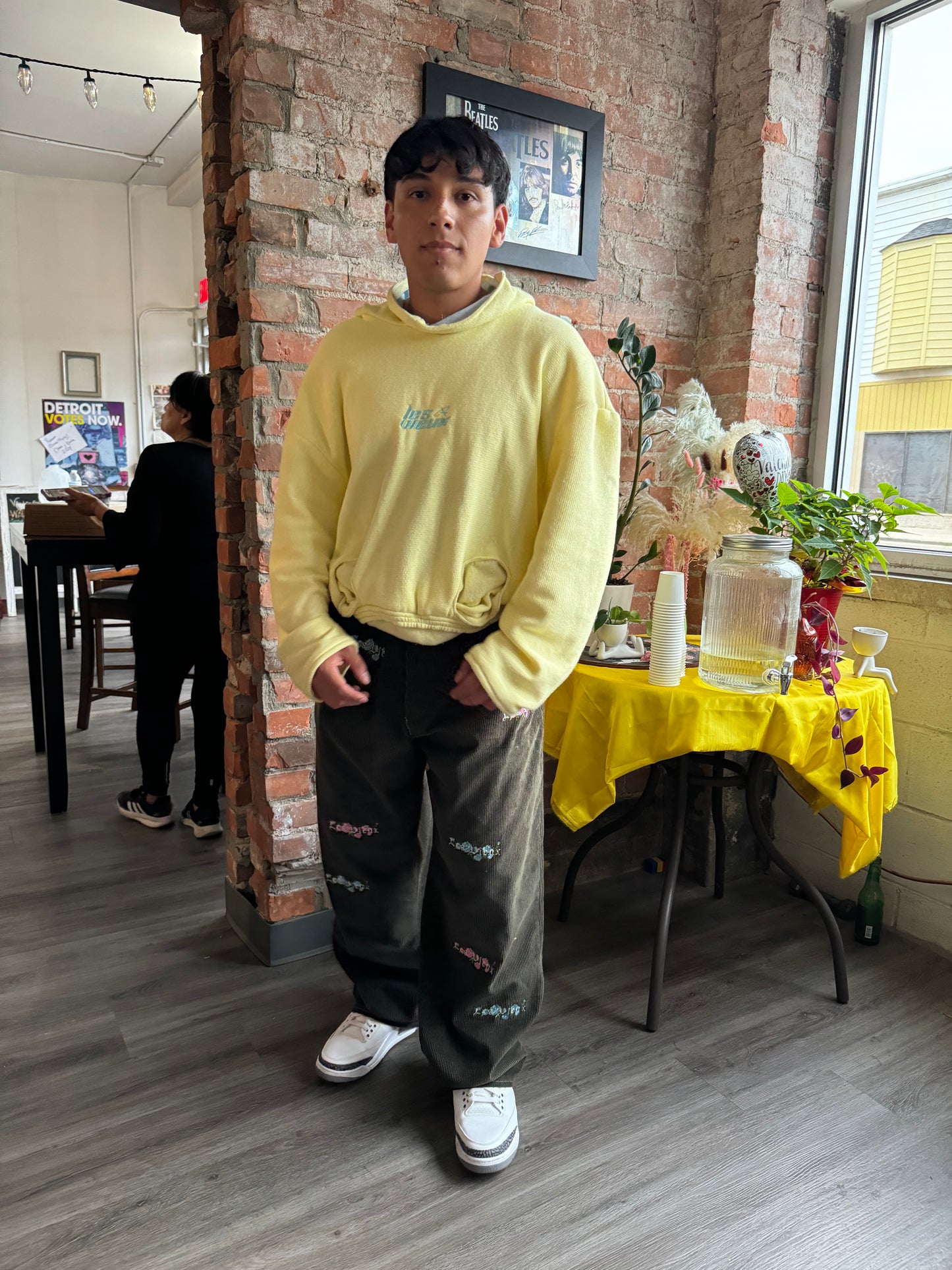 LVX Corduroy Flower Pants