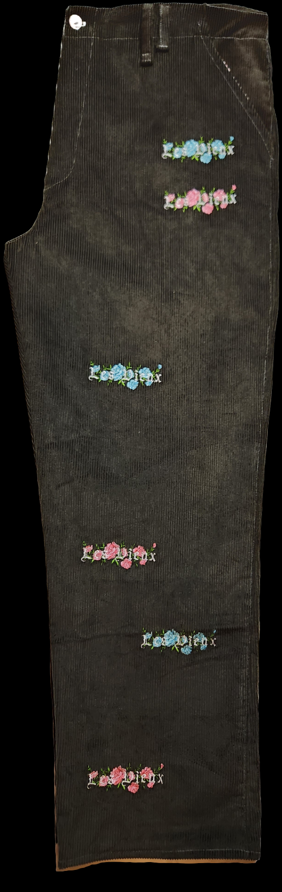 LVX Corduroy Flower Pants
