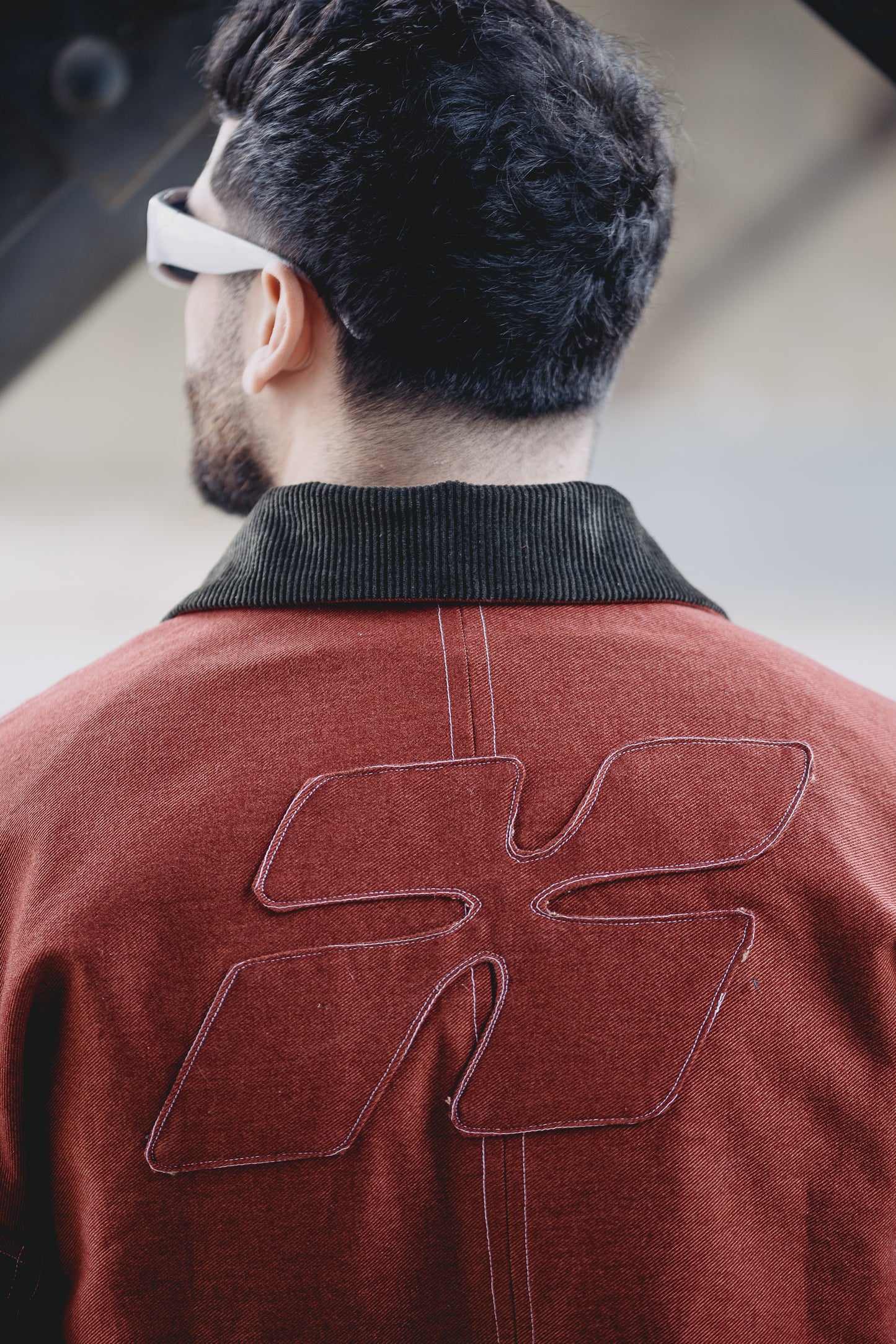 LVX Red Denim Jacket